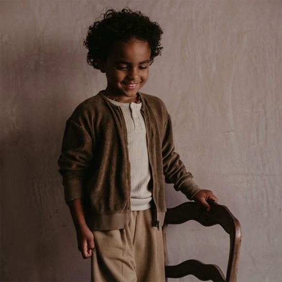 The Simple Folk Other - The simple folk terry bomber jacket